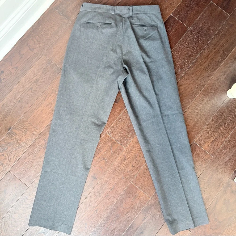 Club Monaco Wool Blend Flat Front High Rise Smart Pant